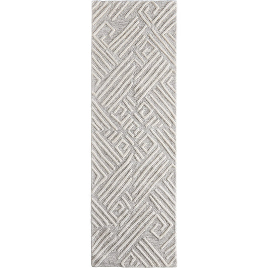 Enzo Geo Wool Rug - 8737F by Feizy. Made from wool in a unique style.