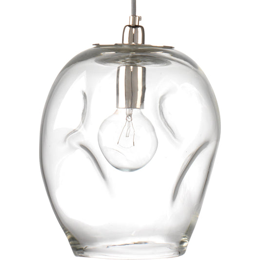 Dimpled Glass Pendant by Jamie Young. Made from glass in a modern style.