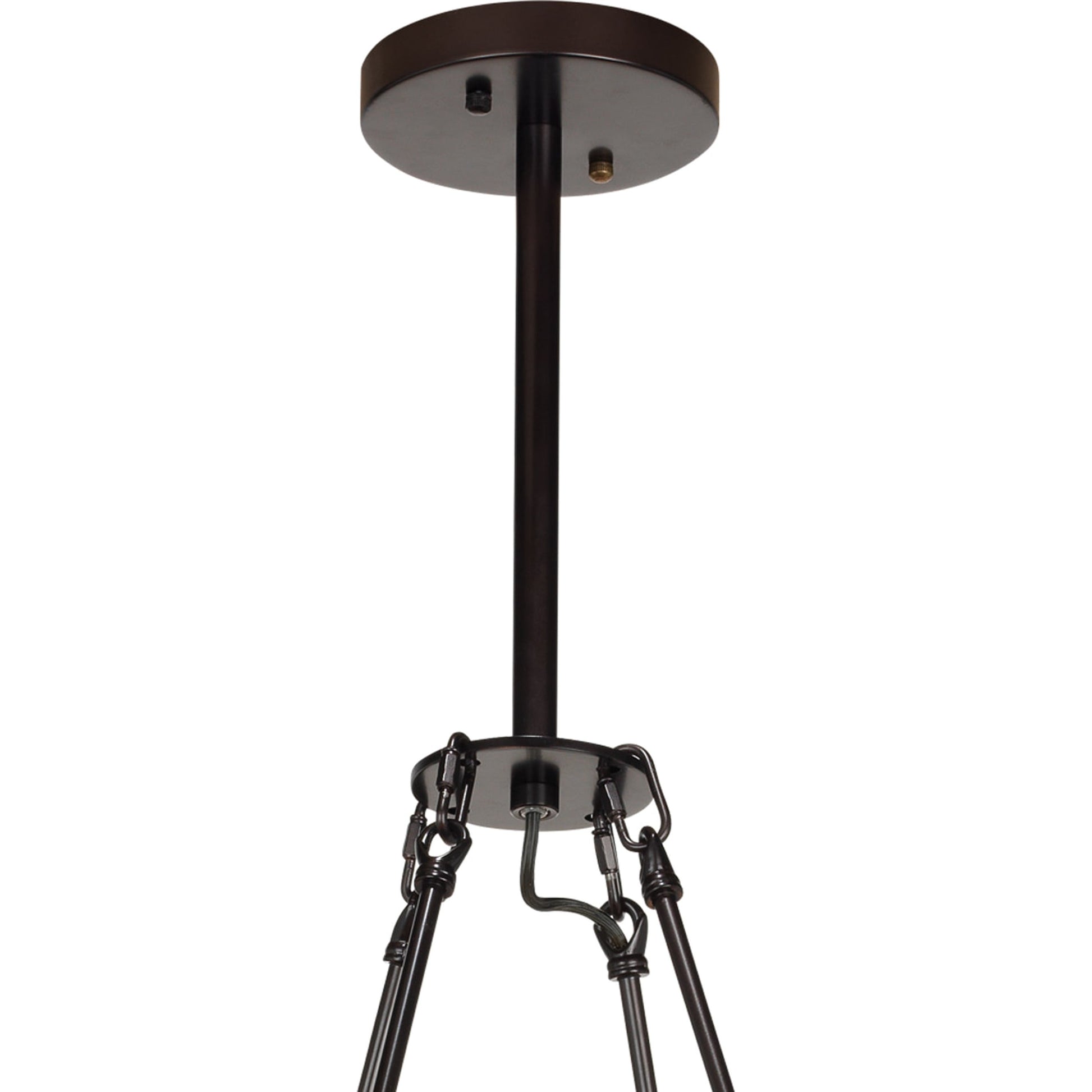 Manchester Chandelier by Jamie Young in antique brass. Made from steel in a modern style.