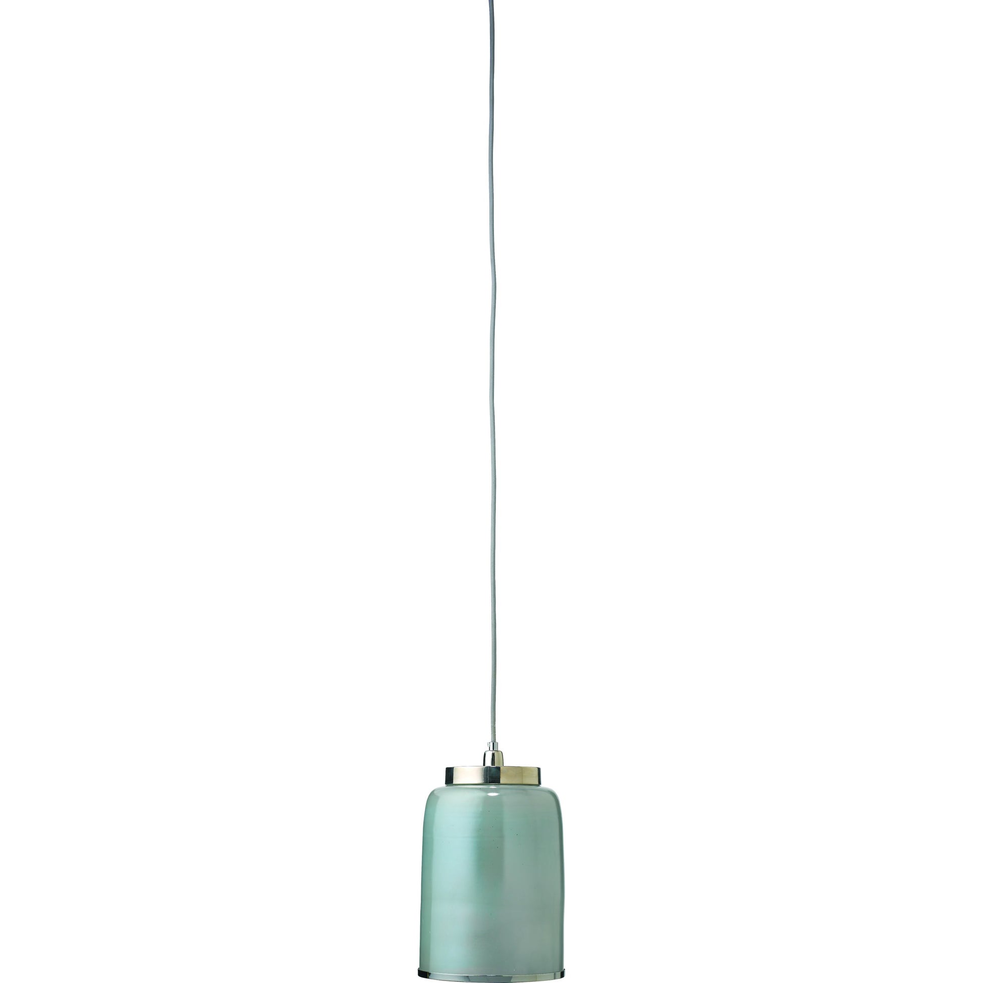 Vapor Pendant by Jamie Young in aqua metallic glass. Made from glass in a eclectic & global style.