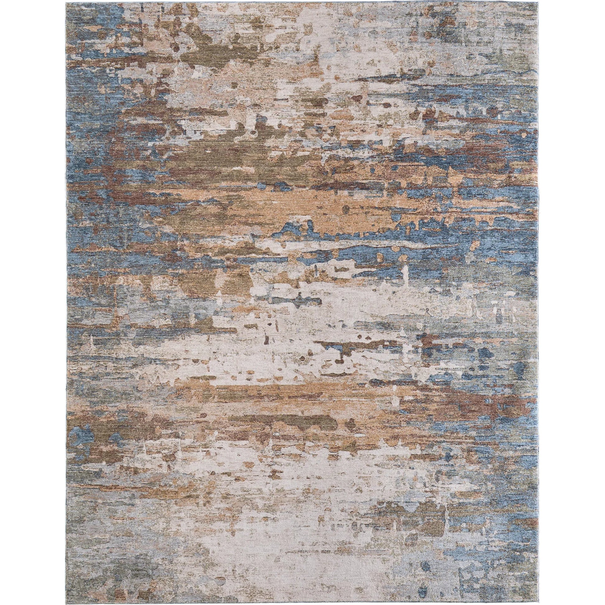 Pearson PRS39SCF Rug by Feizy in blue, ivory, brown. Made from polyester in a unique style.