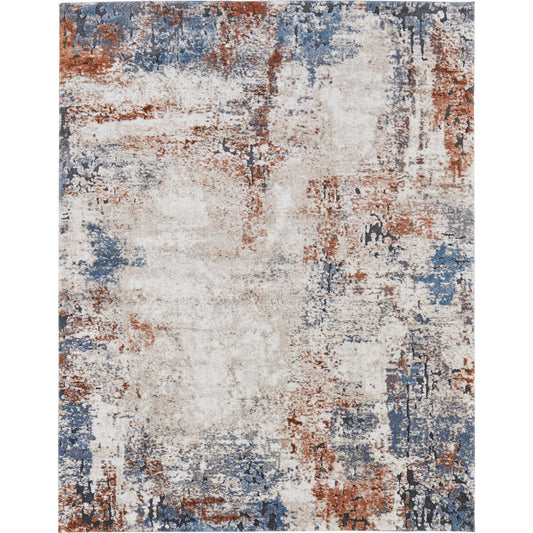 Gilmore Rug - 39MNF by Feizy in ivory, blue, taupe. Made from polypropylene in a unique style.