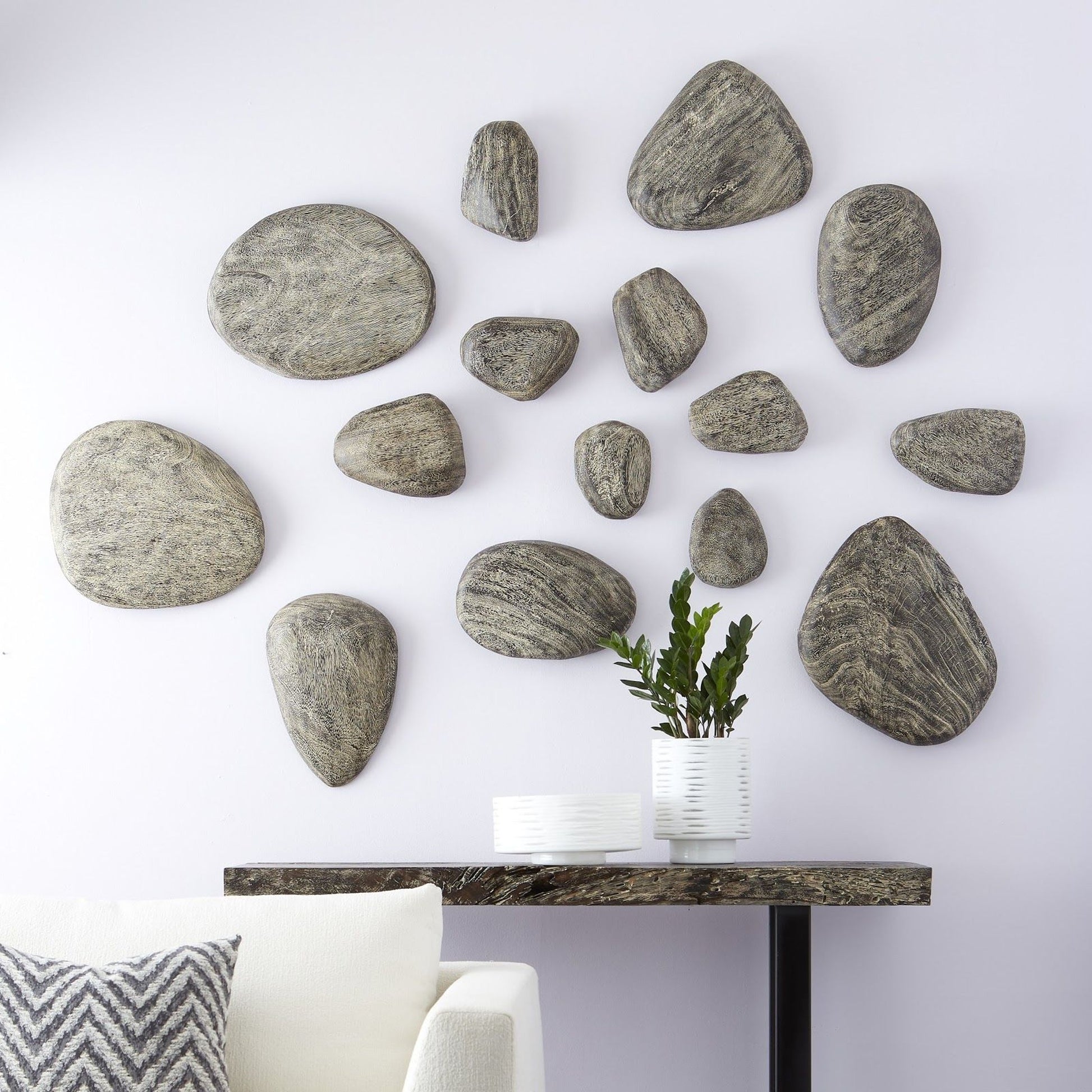 River Stone Wall Tile by Phillips Collection. Made from unique in a eclectic & global style.