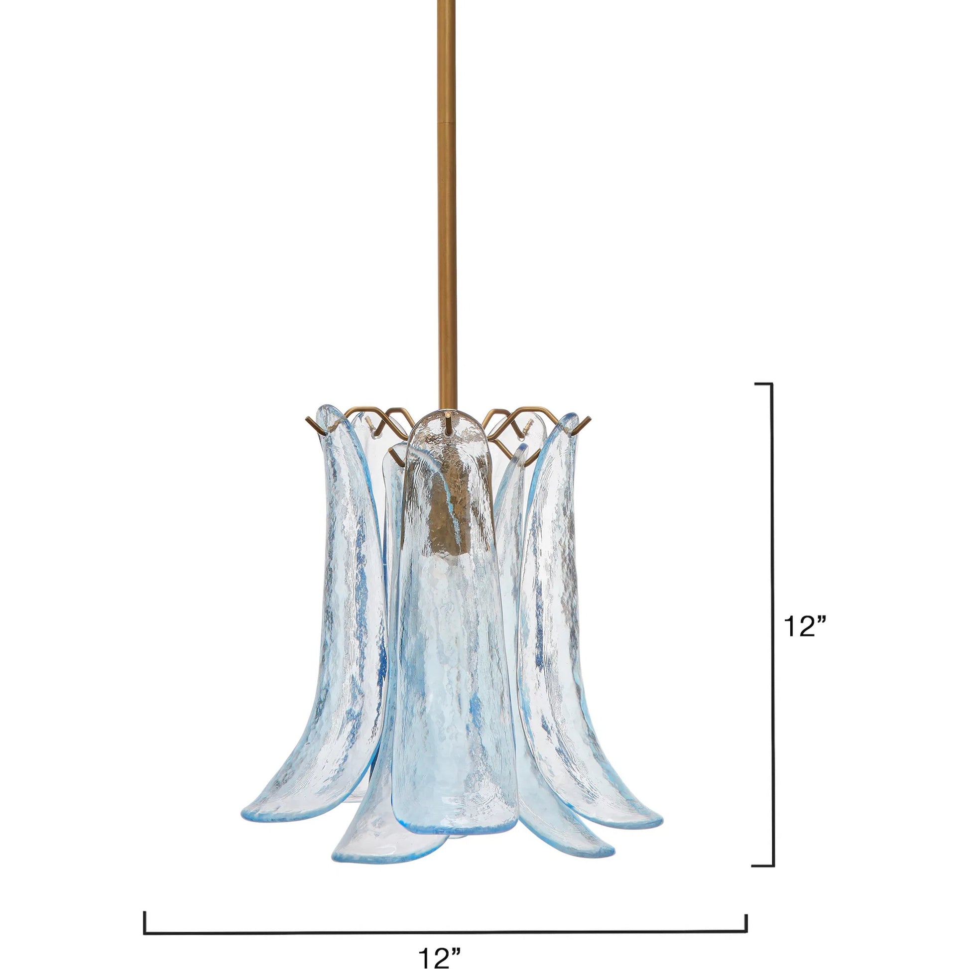 Cala Pendant by Jamie Young. Made from glass, metal: iron in a modern style.