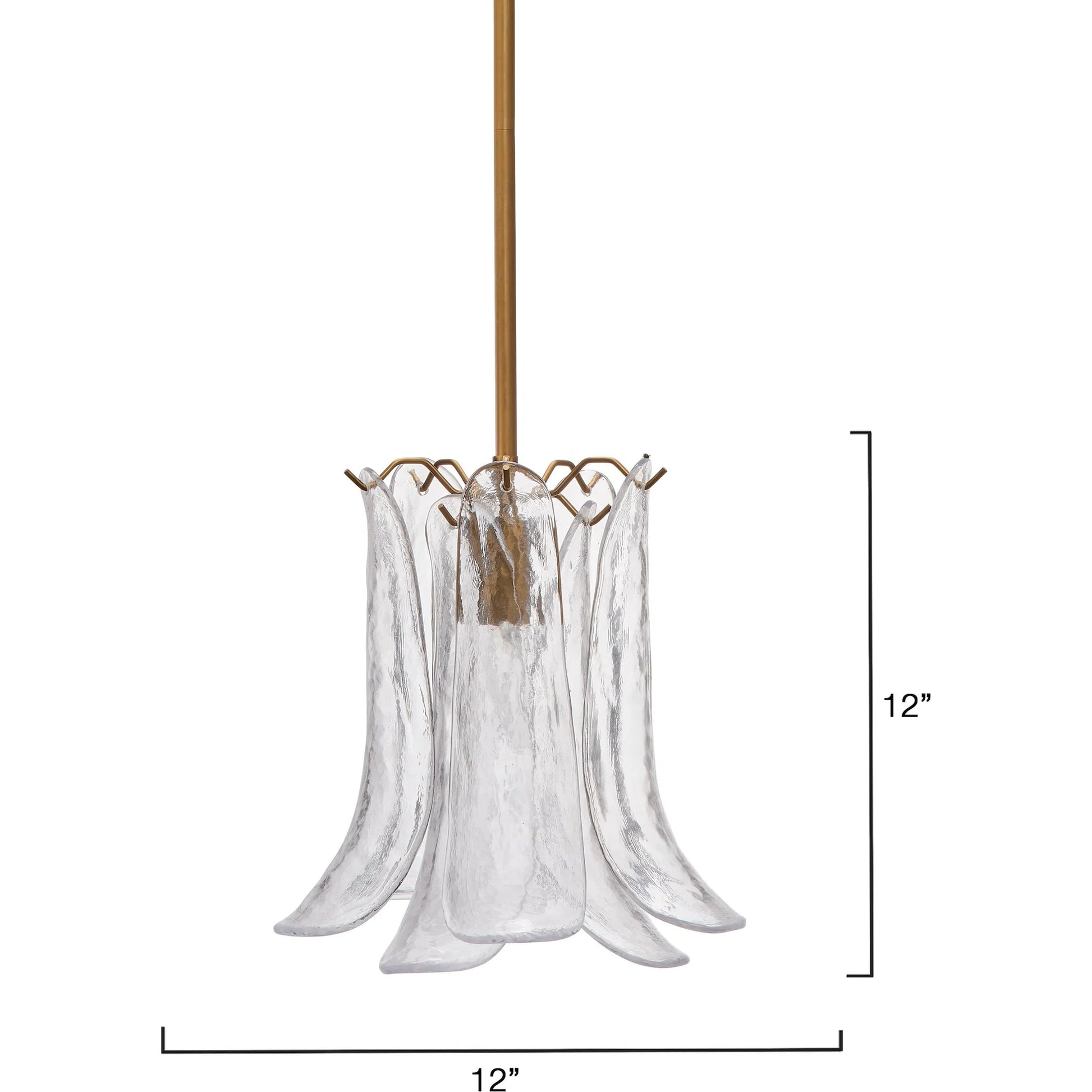 Cala Pendant by Jamie Young. Made from glass, metal: iron in a modern style.