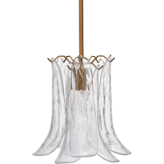 Cala Pendant by The Livingston Collection. Made from glass, metal: iron in a unique style.