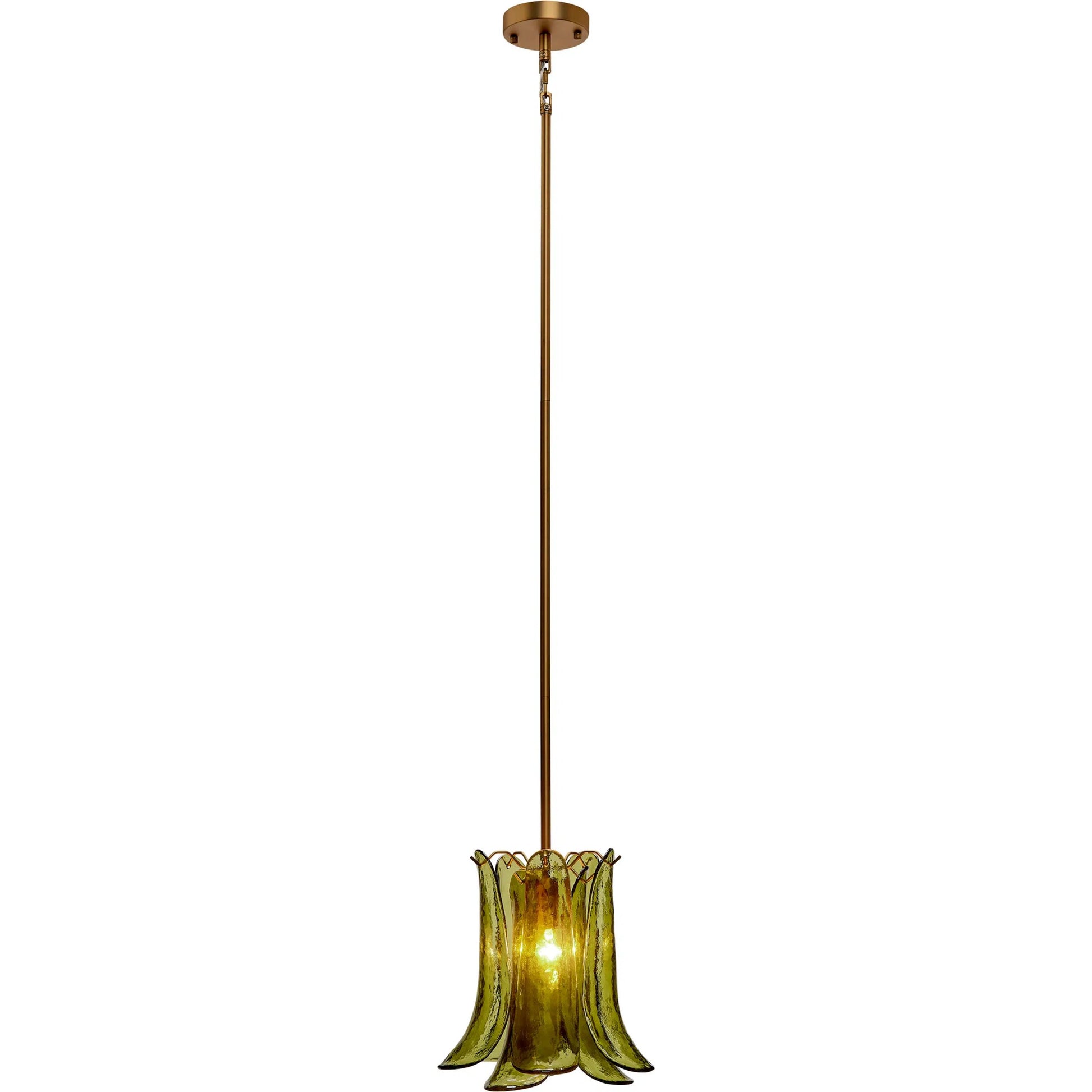 Cala Pendant by Jamie Young. Made from glass, metal: iron in a modern style.