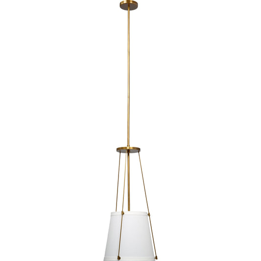 California Pendant by Jamie Young. Made from metal & linen in a modern style.