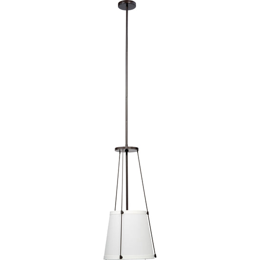 California Pendant by Jamie Young. Made from metal & linen in a modern style.