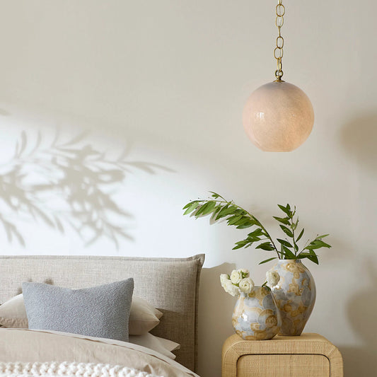 Camber Pendant by The Livingston Collection. Made from glass, metal in a unique style.
