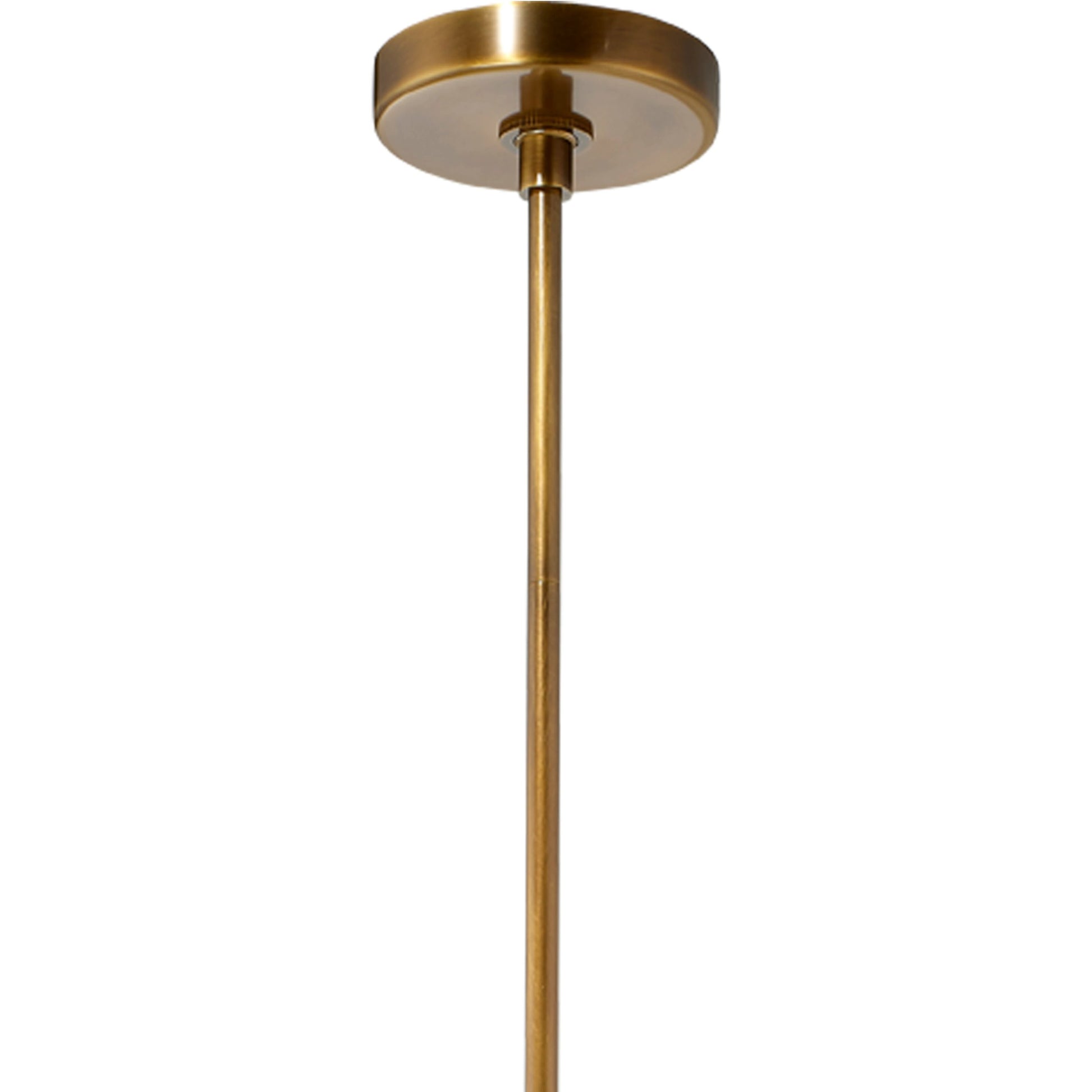 Cambrai Brass & Glass Pendant by Jamie Young in antique brass. Made from steel & glass in a modern style.