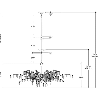 Forest Dawn Chandelier by Currey and Company. Made from wrought iron, crystal in a eclectic & global style.
