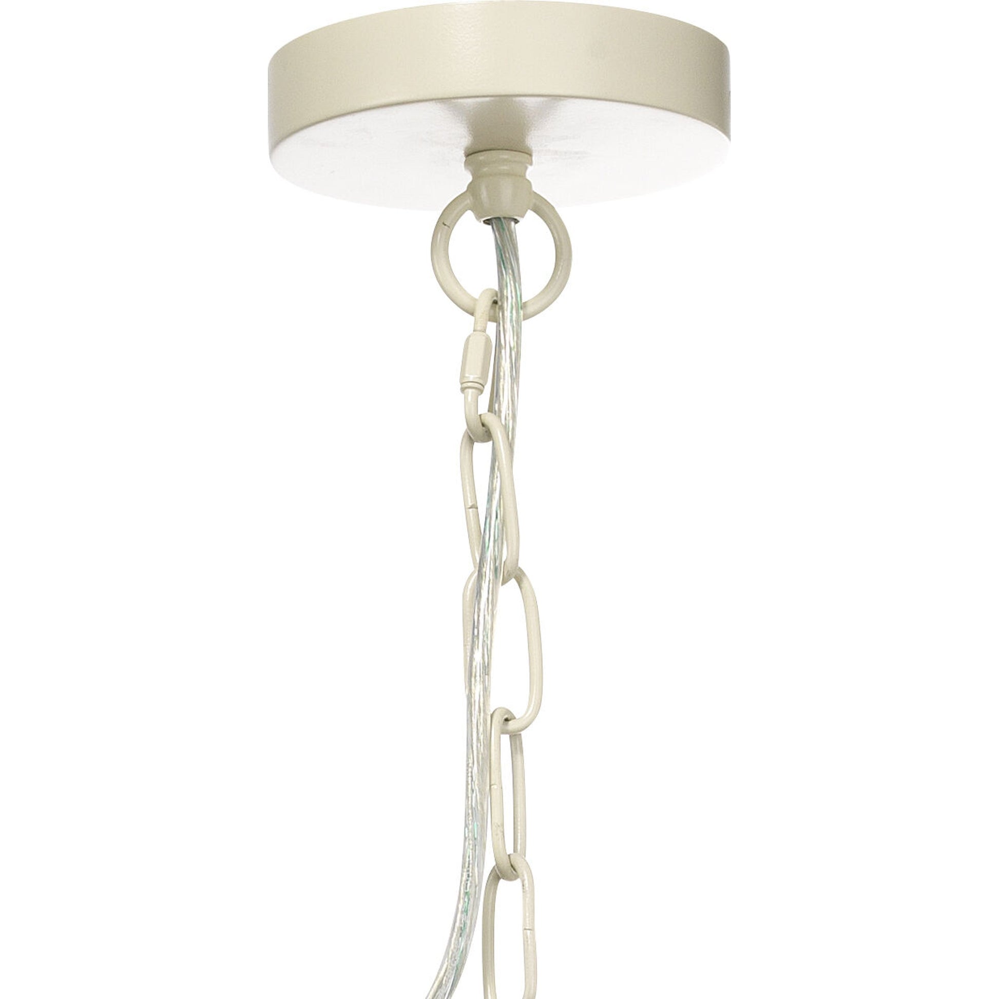 Concentric Pendant by Jamie Young in natural. Made from rattan in a cottage & farmhouse style.