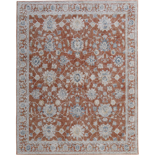 Pasha Transitional & Botanical Rug - 39M7F by Feizy. Made from polyester in a unique style.