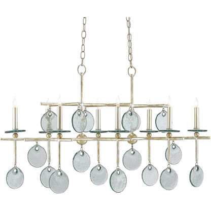 Sethos Rectangular Chandelier by Currey and Company. Made from unique in a modern style.