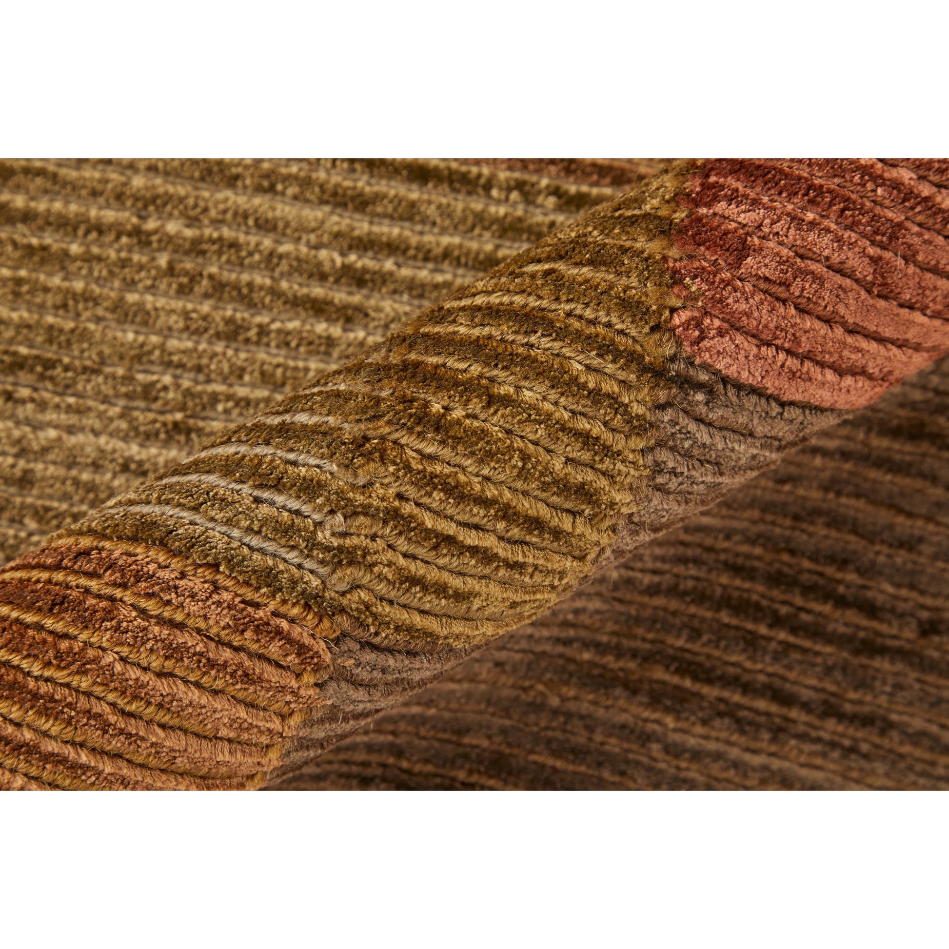 Keystone Rug - 7169F by Feizy in green, brown. Made from wool, viscose in a unique style.