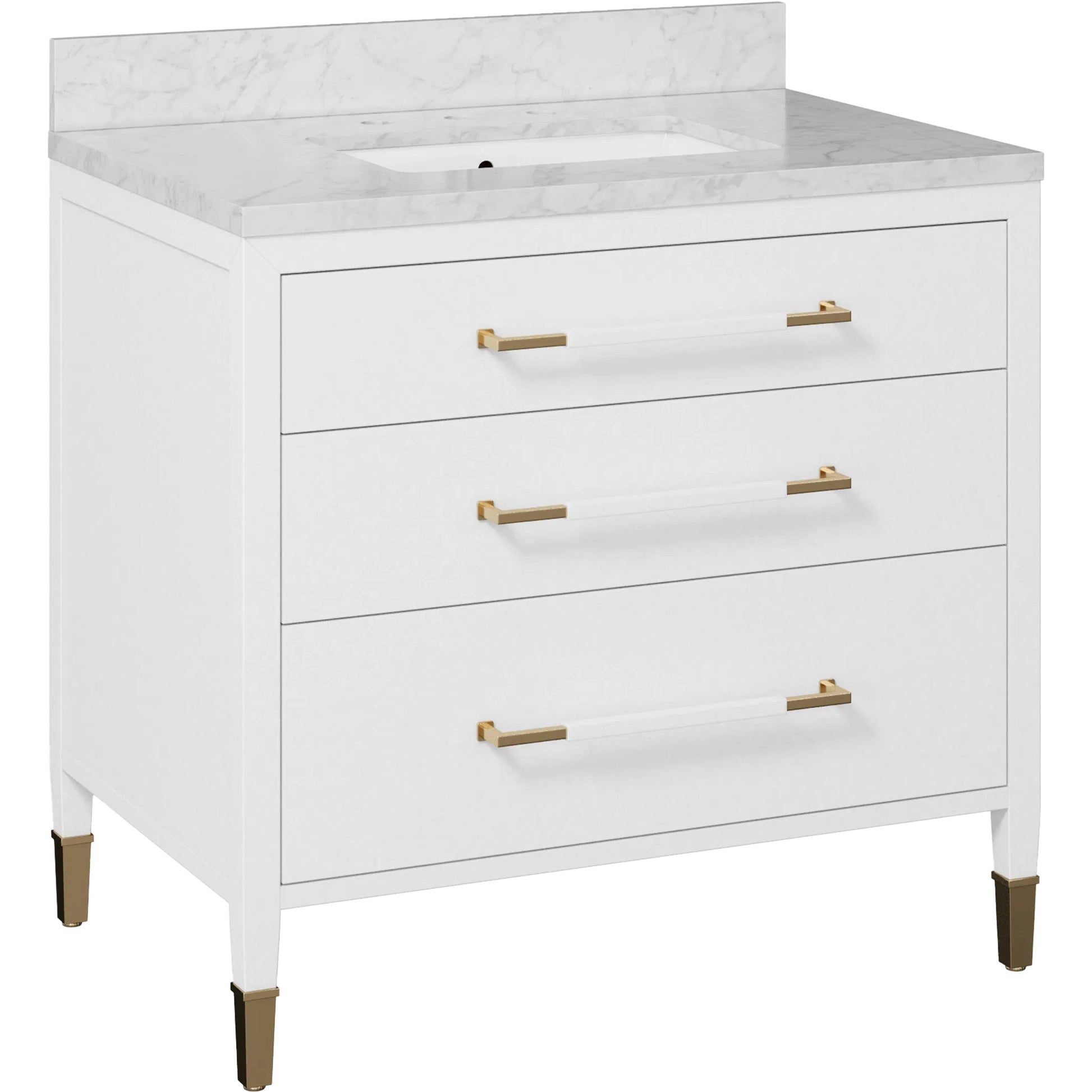 Verona 36" Vanity with Undermount Sink by Currey and Company. Made from unique in a modern style.
