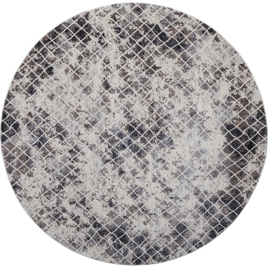 Kano Transitional Diamond Rug - 3873F by Feizy in ivory, gray, taupe. Made from polypropylene, polyester in a unique style.