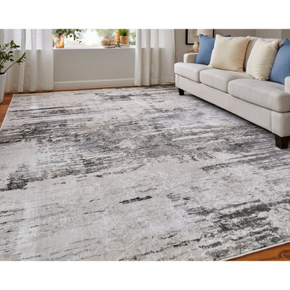 Prasad Rug - 67039N9F by Feizy in ivory, gray, taupe. Made from polypropylene, polyester in a unique style.