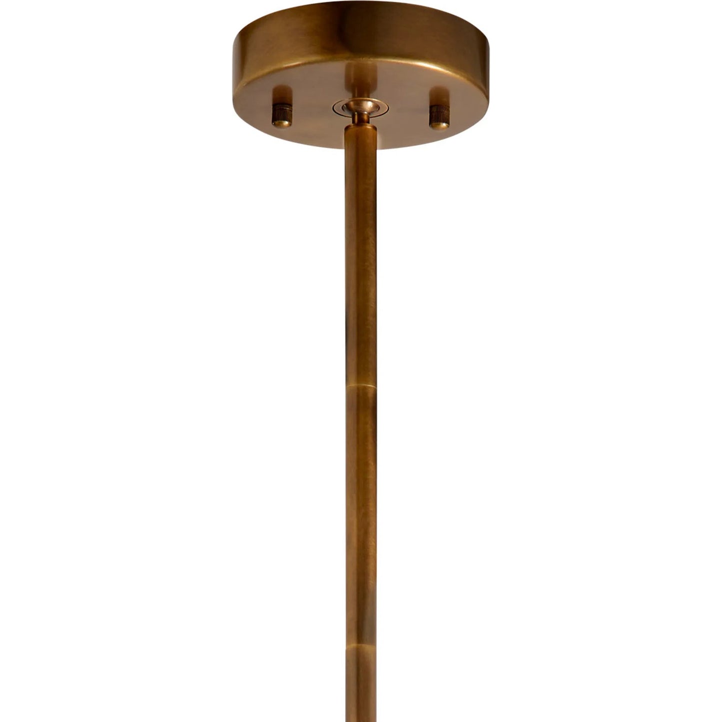 003 SI-2320374 | Closeup | Helium Pendant by Jamie Young in clear and clear glass, brass. Made from glass, metal: steel in a modern style.