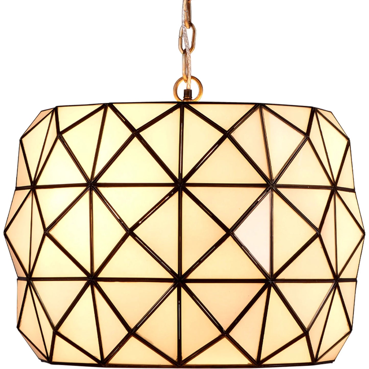 003 SI-2249064 | Additional Silo | Hollywood Pendant by Jamie Young in white and white glass, antique brass metal. Made from glass, metal: brass, iron in a modern style.