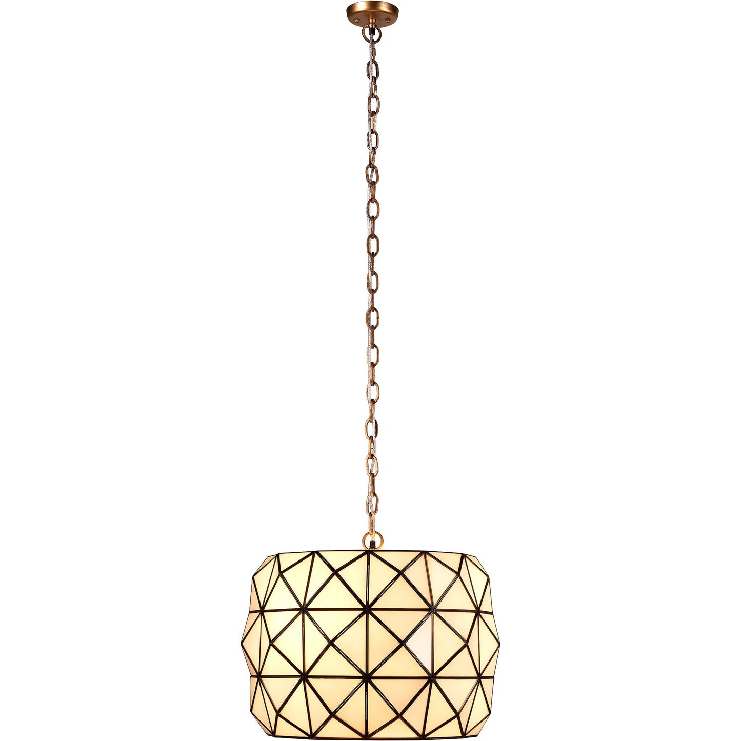 005 SI-2249064 | Additional Silo | Hollywood Pendant by Jamie Young in white and white glass, antique brass metal. Made from glass, metal: brass, iron in a modern style.
