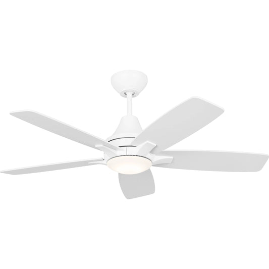 Lowden 44" LED Ceiling Fan by Generation Lighting. Made from steel in a unique style.
