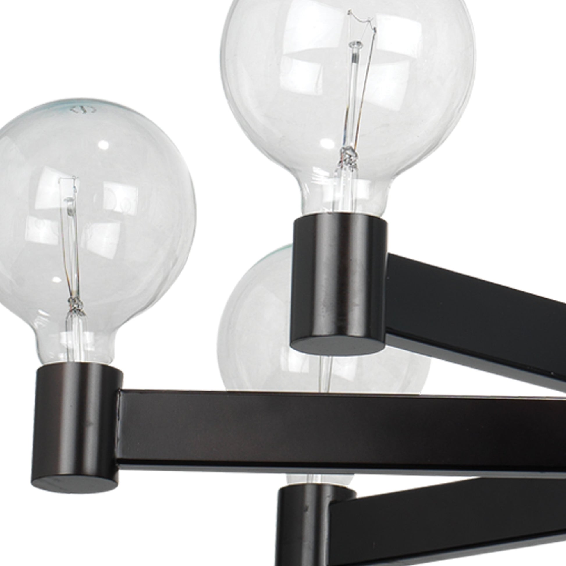 Manchester Chandelier by Jamie Young in antique brass. Made from steel in a modern style.