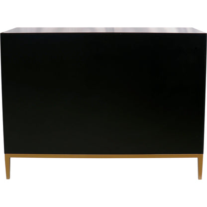 Twilight Cabinet by Pasargad Home in black and black. Made from unique in a eclectic & global style.