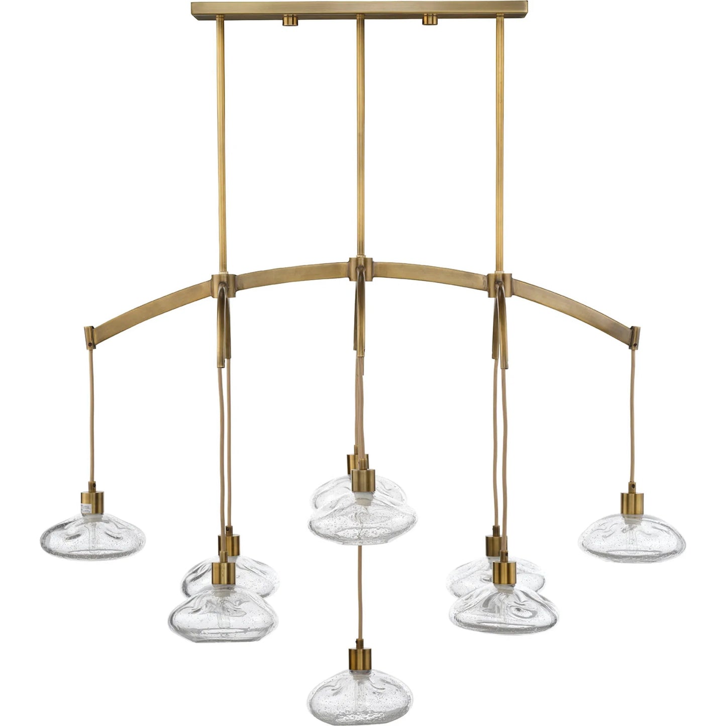 000 SI-2531186 | Primary Silo | Reservoir Chandelier by Jamie Young in antique brass. Made from glass in a unique style.