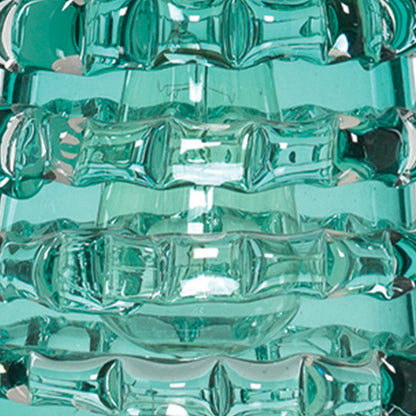 Long Ribbon Pendant by Jamie Young in clear. Made from glass in a modern style.