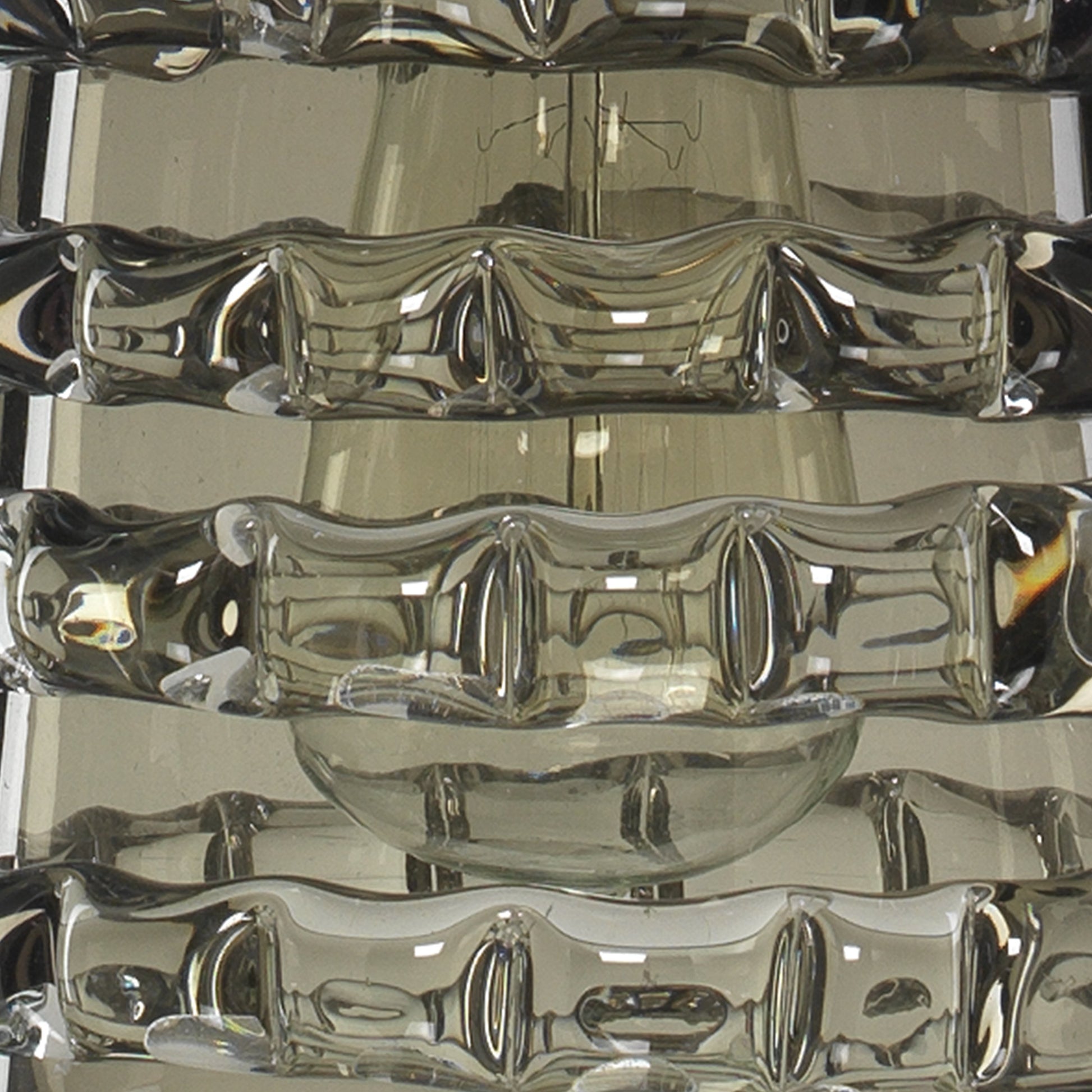 Long Ribbon Pendant by Jamie Young in clear. Made from glass in a modern style.