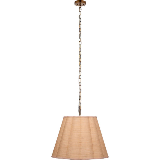 Scalloped Hanging Pendant by Jamie Young. Made from unique in a rustic style.