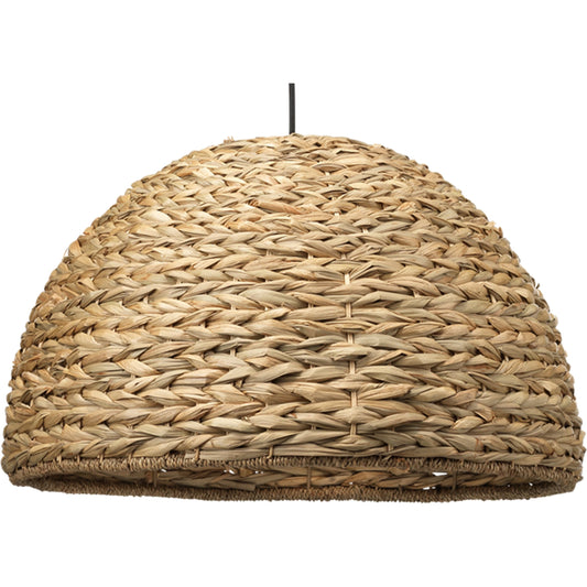 Shoreline Pendant by Jamie Young in natural seagrass. Made from seagrass in a coastal style.