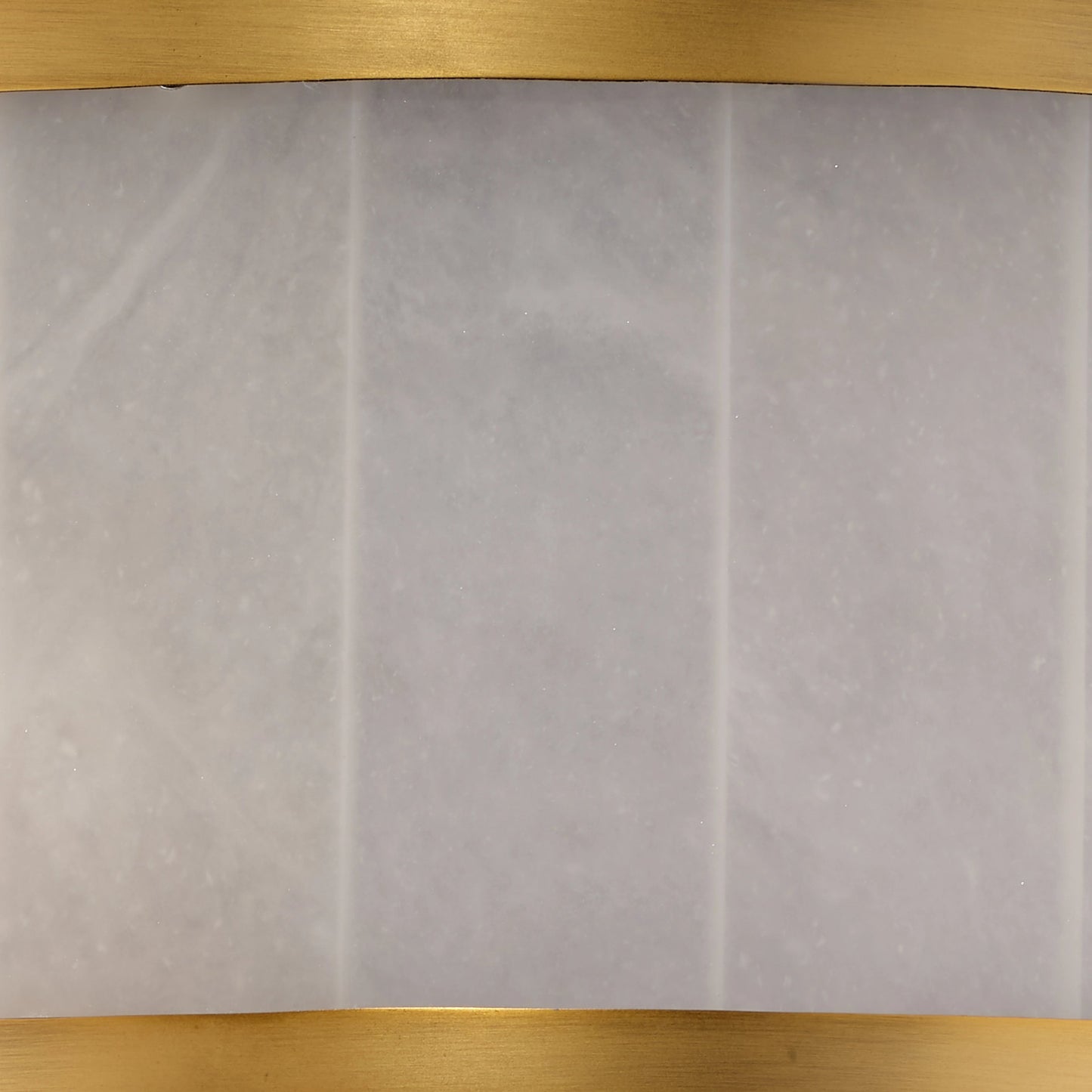 005 SI-1961261 | Closeup | Upsala Alabaster Flush Mount Ceiling Light by Jamie Young in antique brass, white alabaster. Made from metal, alabaster stone in a modern style.