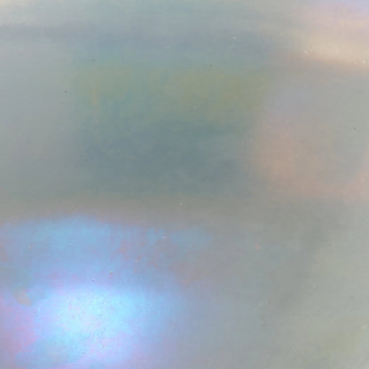 Vapor Bowl Semi-Flush Mount by Jamie Young in antique brass, grey metallic glass. Made from glass in a modern style.