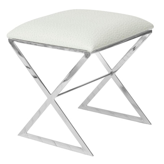X-Leg Stool by Worlds Away. Made from unique in a modern style.