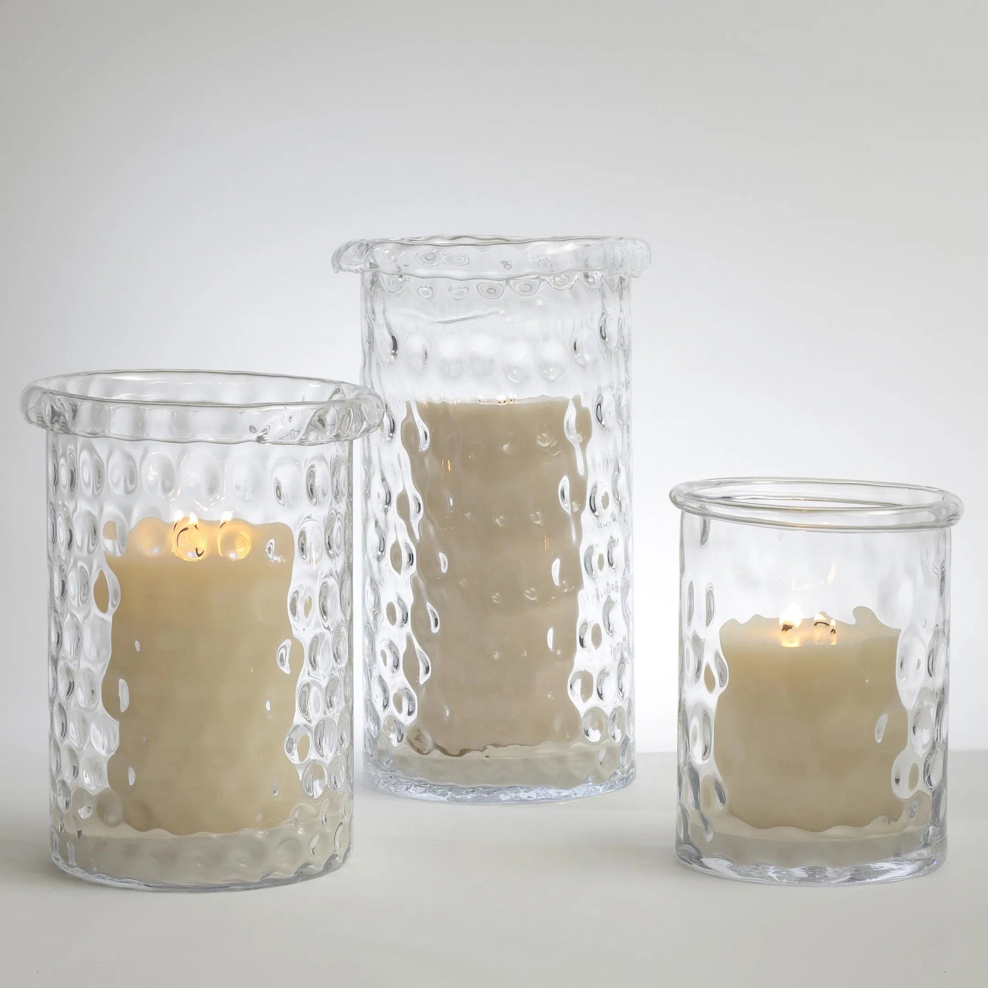 Honeycomb Hurricane by Global Views. Made from glass in a cottage & farmhouse style.