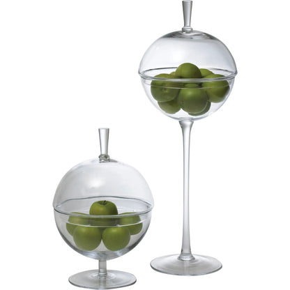 Having A Ball Covered Bowl by Global Views. Made from glass in a transitional style.