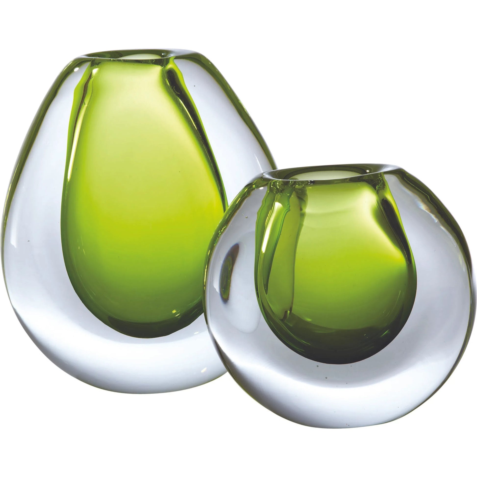Ice Vase by Global Views. Made from art glass in a modern style.