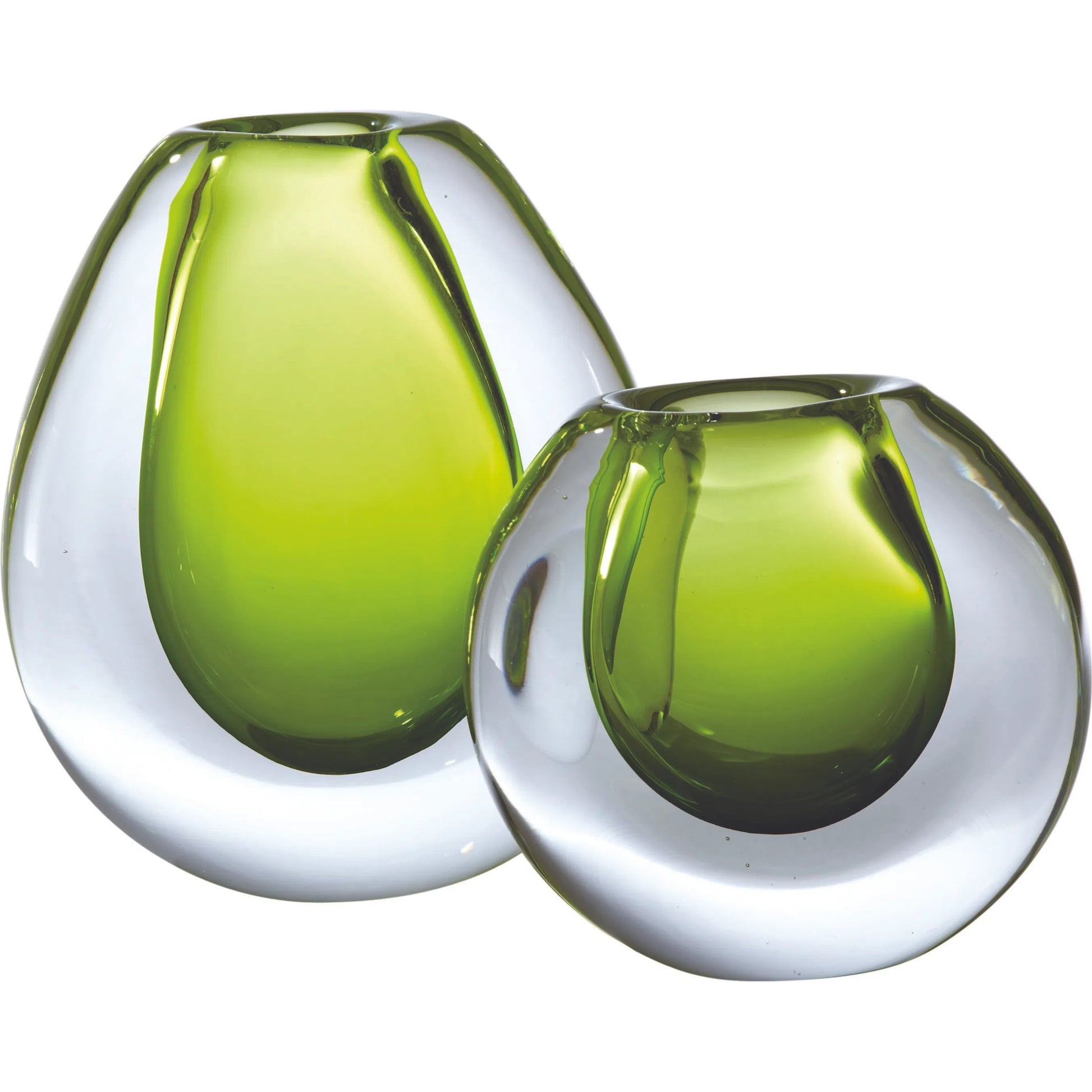 Ice Vase by Global Views. Made from art glass in a modern style.