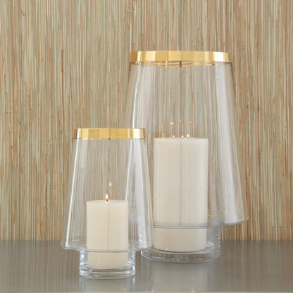 Banded Hurricane by Global Views. Made from glass in a transitional style.