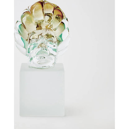 Royal Portrait II by Global Views in scallop crown. Made from artglass in a eclectic & global style.
