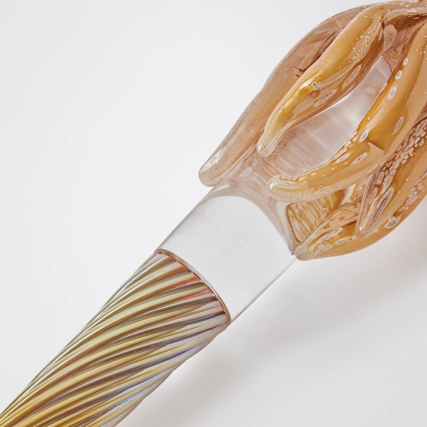 002 SI-2523834 | Closeup | Octopus Scepter by Global Views in natural. Made from glass in a eclectic & global style.