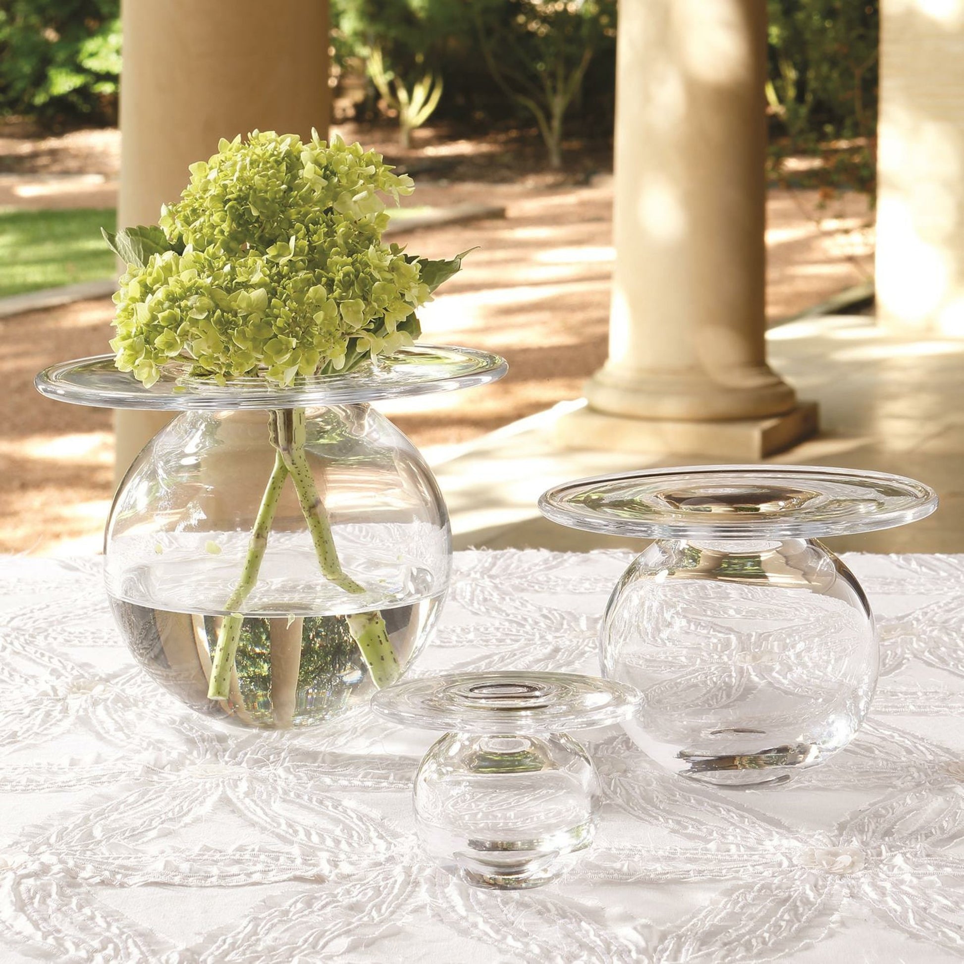 H2O Vase by Global Views. Made from glass in a modern style.