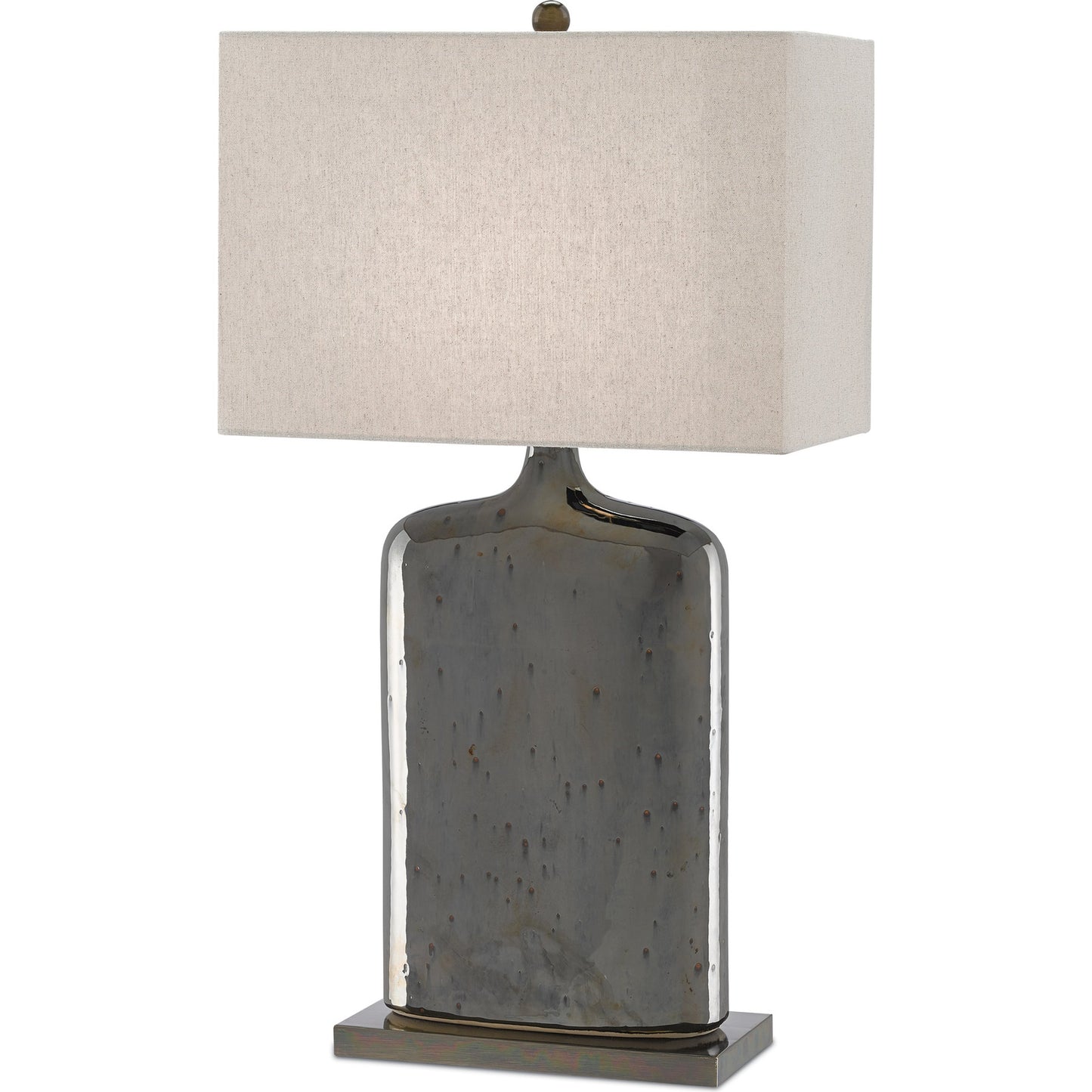000 S-223140 | Additional Silo | Musing Table Lamp by Currey and Company in rustic metallic bronze, bronze. Made from ceramic, metal in a modern style.
