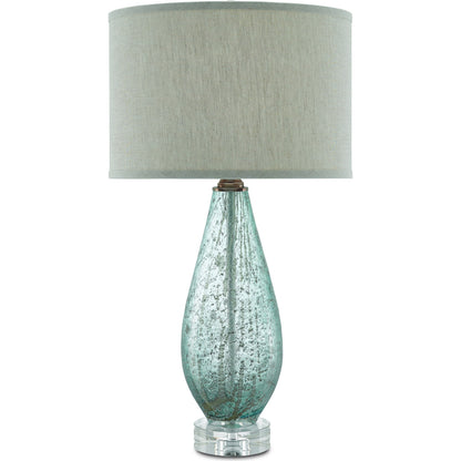 Optimist Table Lamp by Currey and Company. Made from glass, optic crystal in a traditional style.