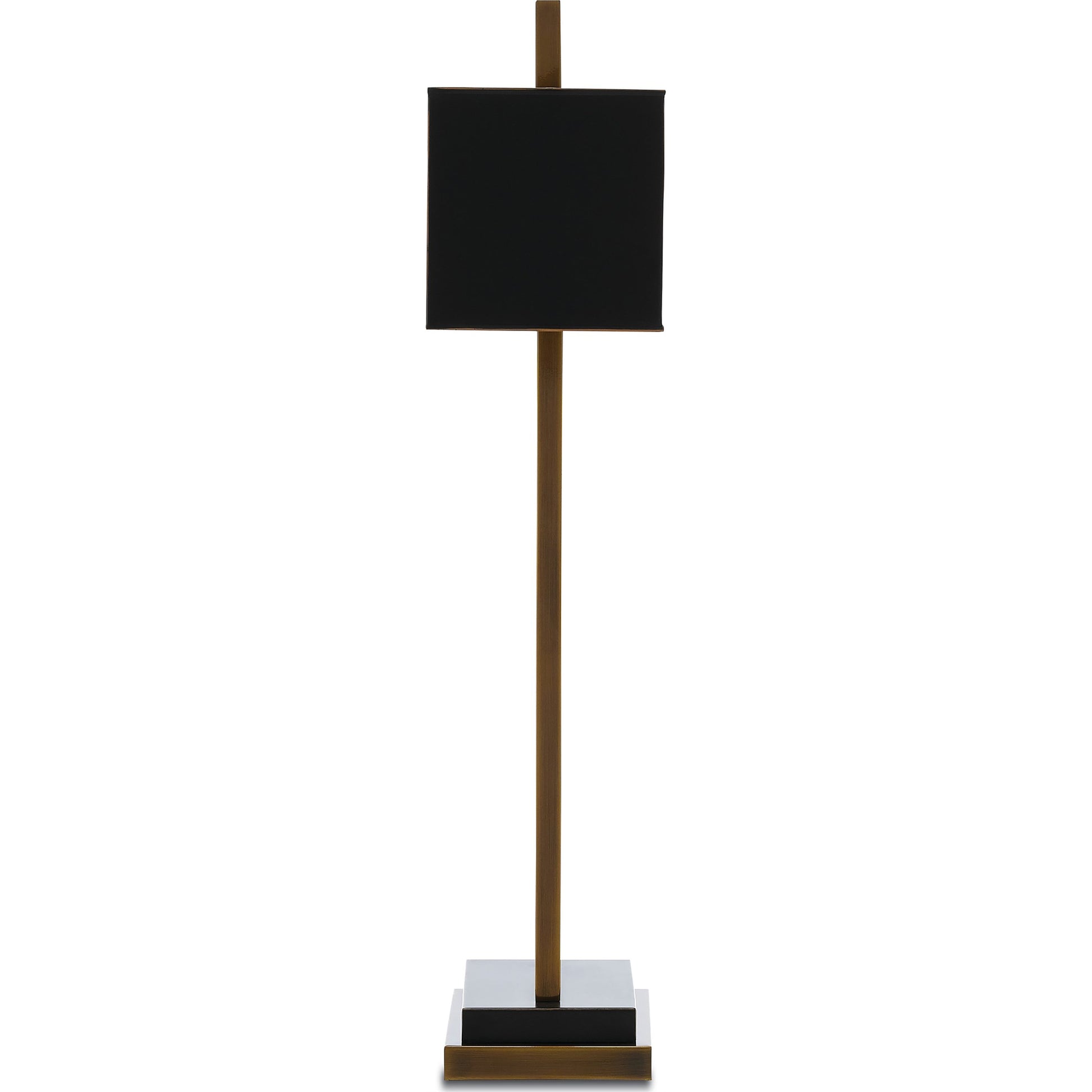 Otto Table Lamp by Currey and Company in antique brass, oil rubbed bronze. Made from metal in a modern style.