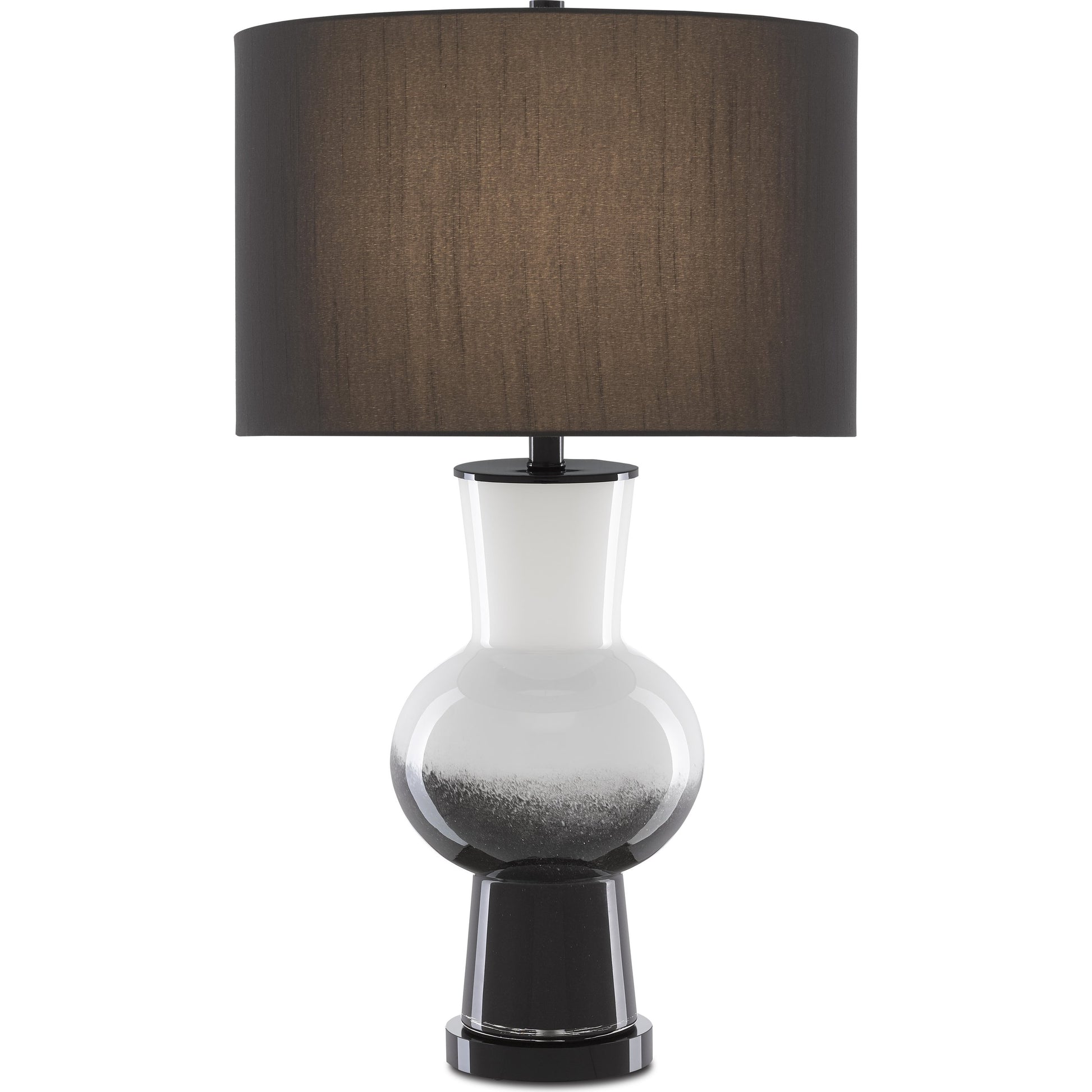 Duende Table Lamp by Currey and Company. Made from glass, optic crystal in a eclectic & global style.