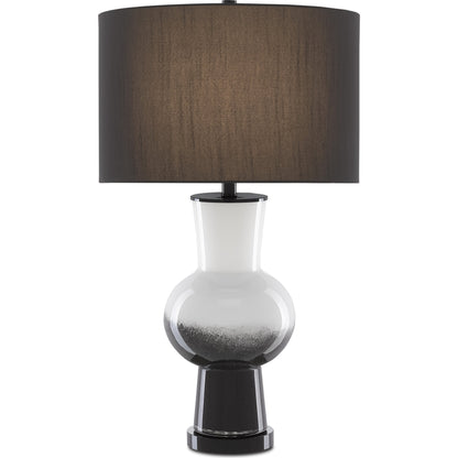 Duende Table Lamp by Currey and Company. Made from glass, optic crystal in a eclectic & global style.